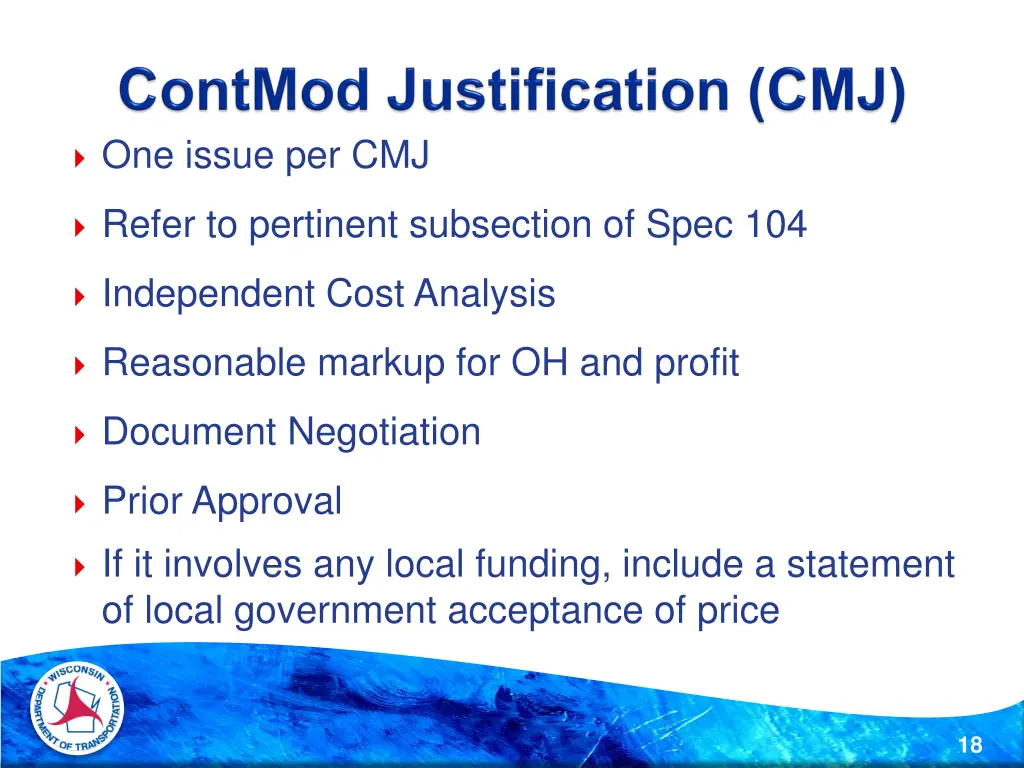 one issue per cmj
