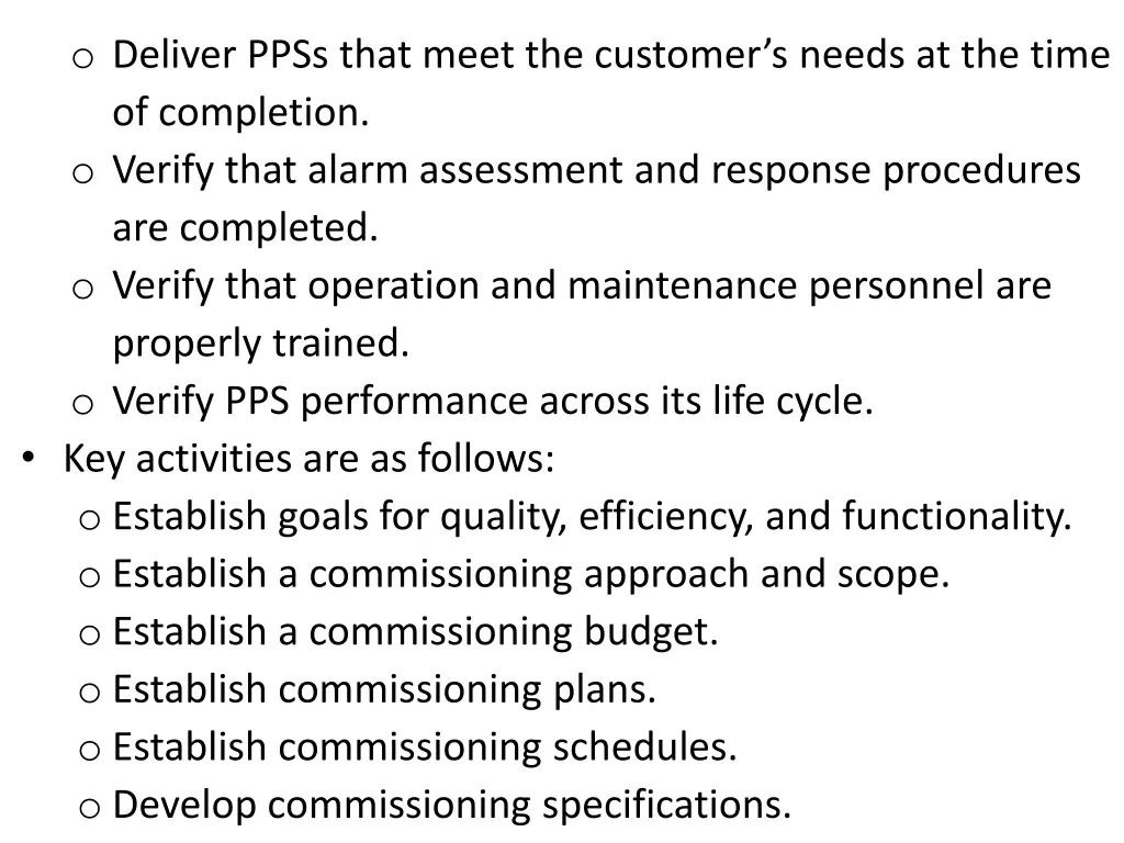 o deliver ppss that meet the customer s needs