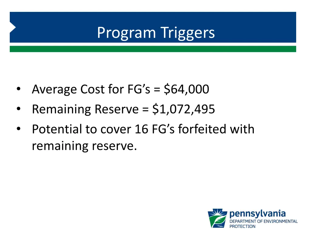 program triggers 1