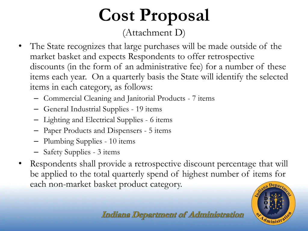 cost proposal attachment d 2