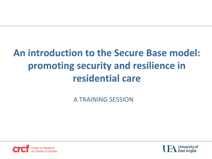 an introduction to the secure base model
