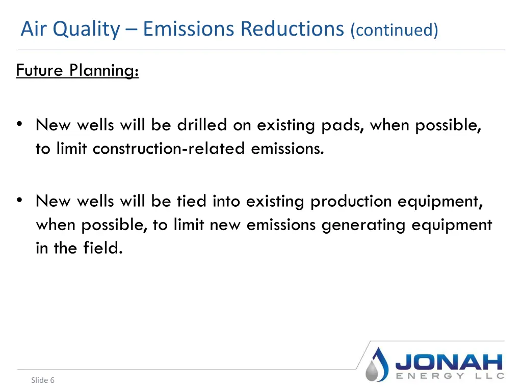 air quality emissions reductions continued