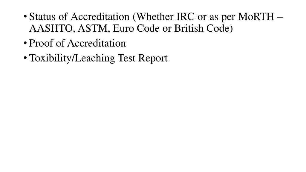 status of accreditation whether