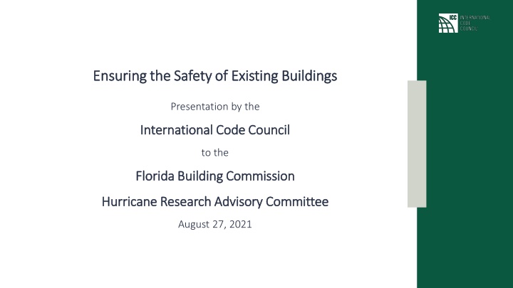 ensuring the safety of existing buildings