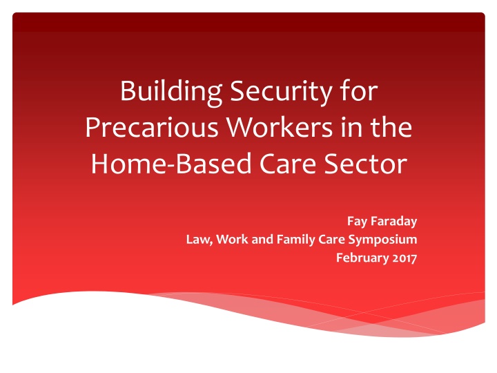 building security for precarious workers