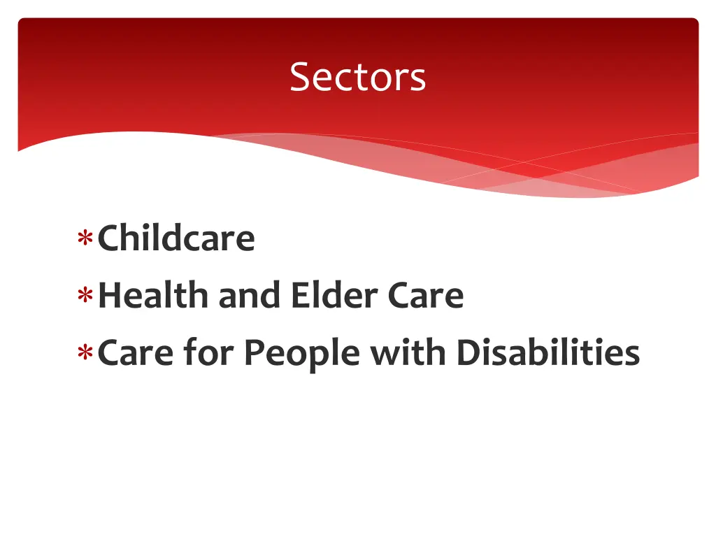 sectors