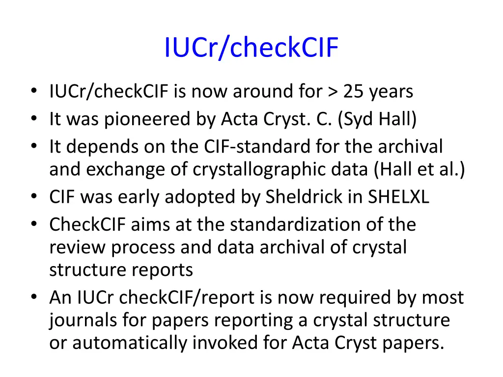 iucr checkcif