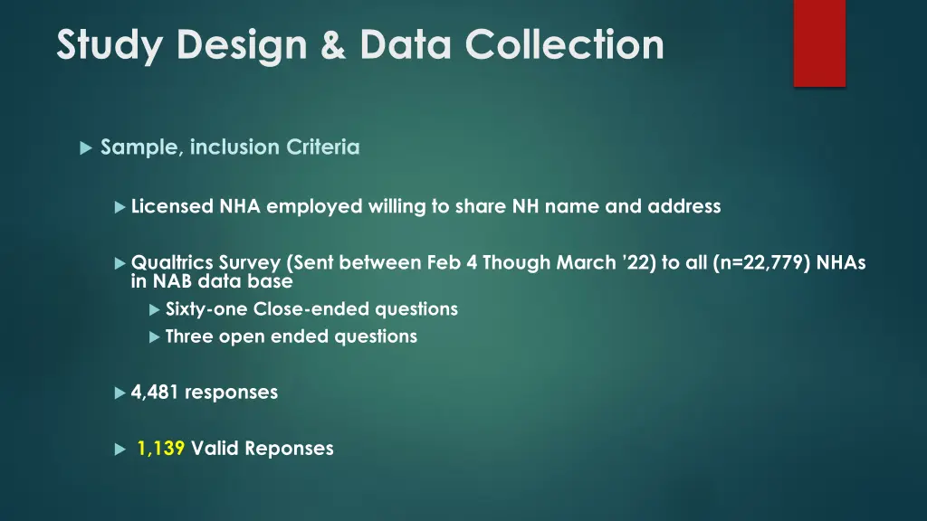 study design data collection