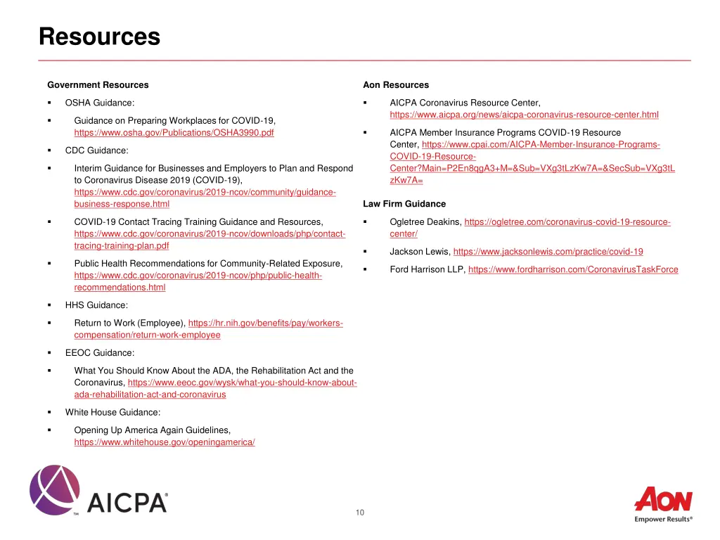 resources