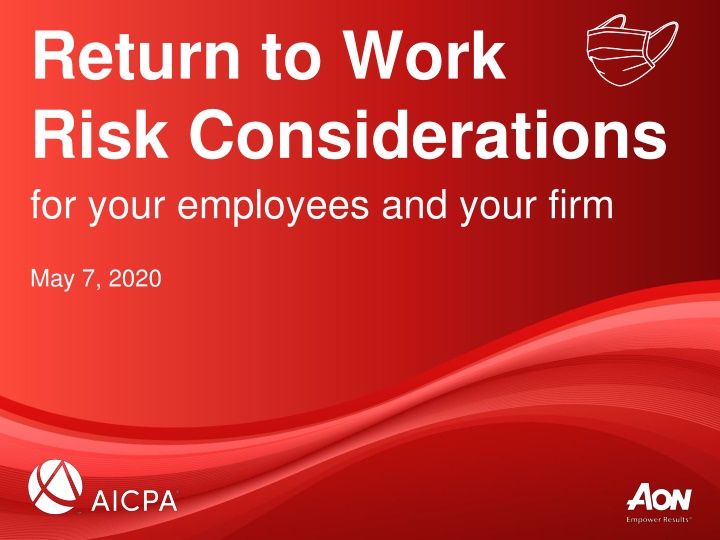 return to work risk considerations for your