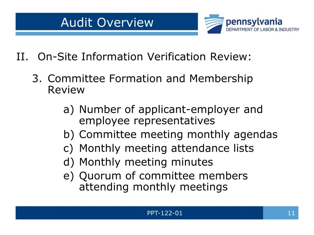audit overview 7