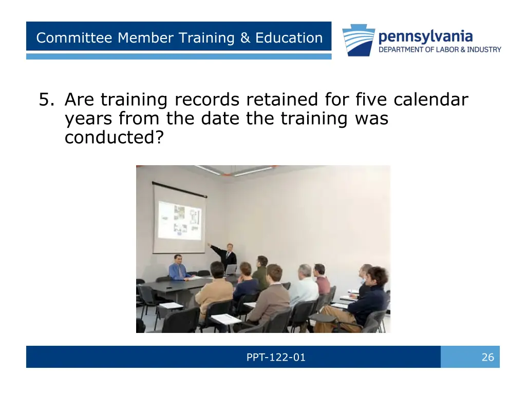 committee member training education 3