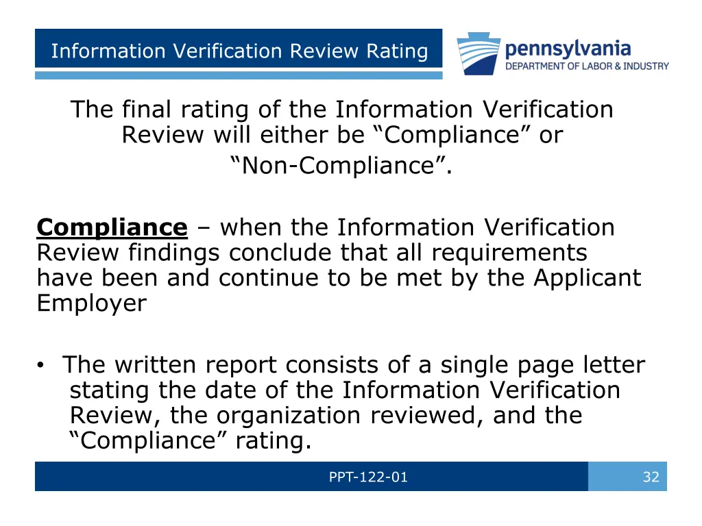 information verification review rating