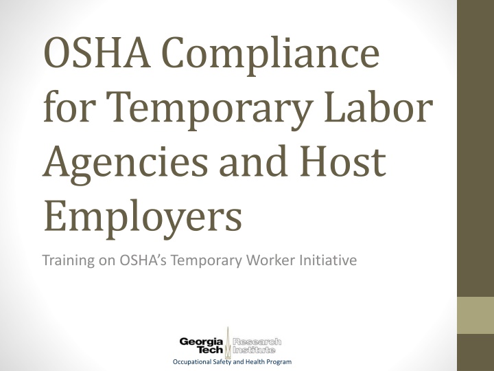 osha compliance for temporary labor agencies
