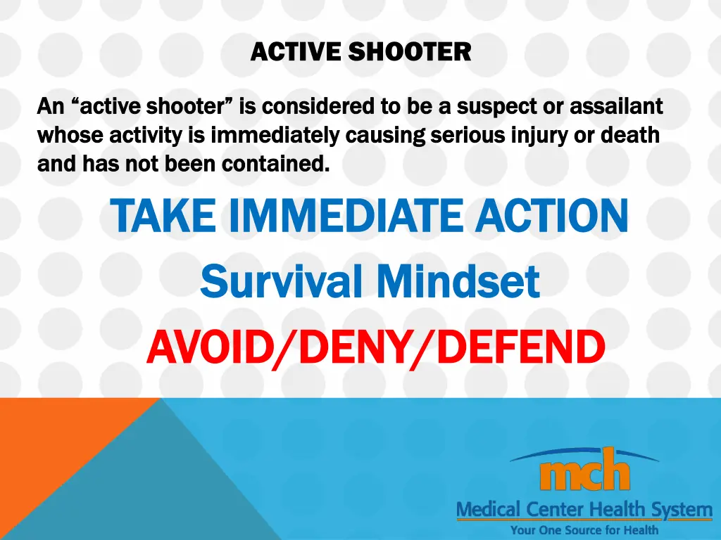 active shooter