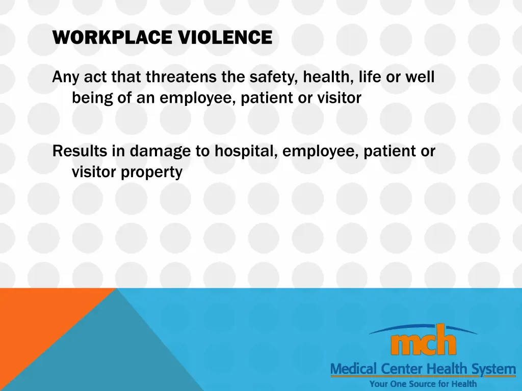 workplace violence
