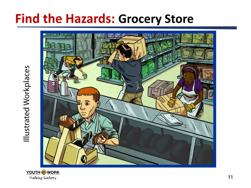 find the hazards grocery store