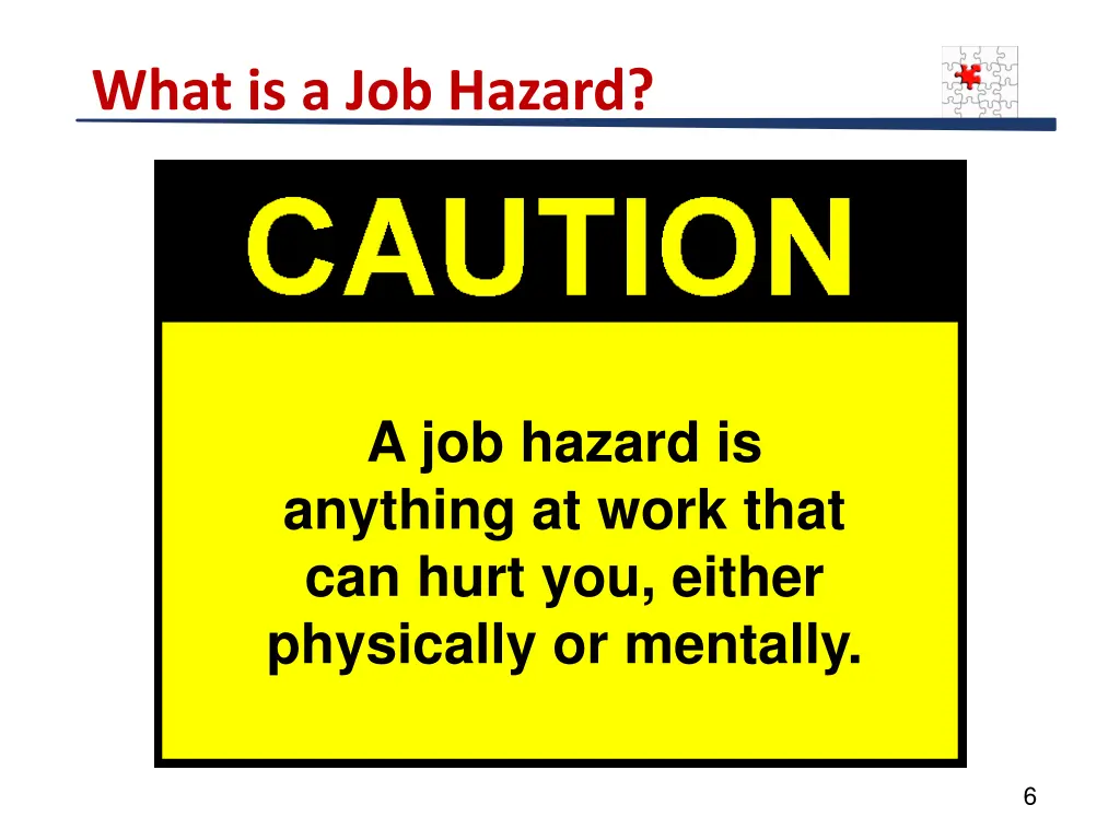 what is a job hazard