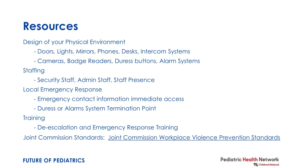 resources