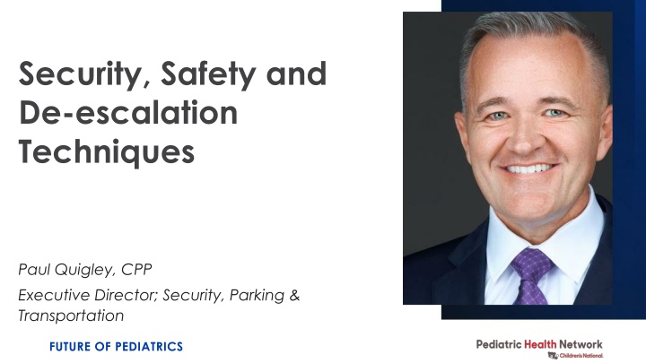 security safety and de escalation techniques