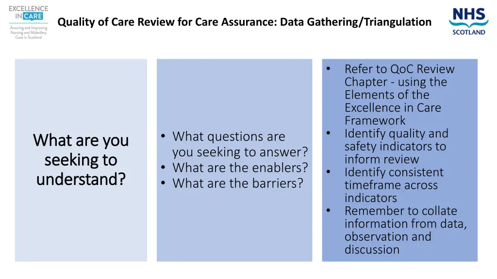 quality of care review for care assurance data 1