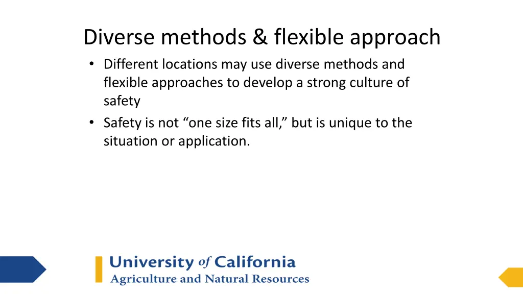 diverse methods flexible approach different