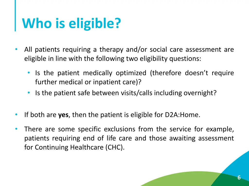 who is eligible