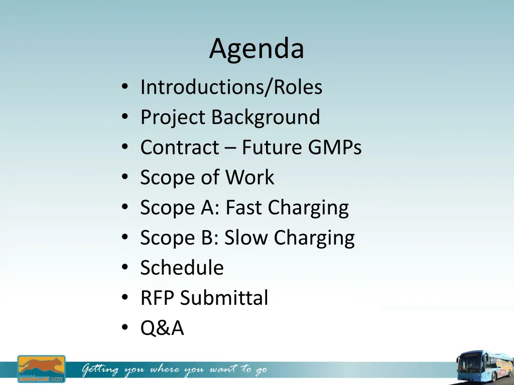 agenda