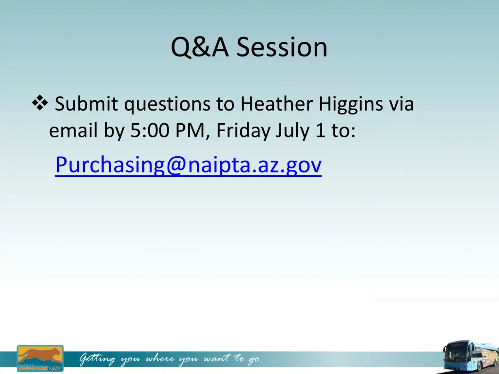 q a session