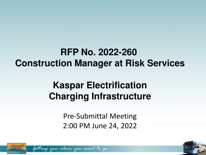 rfp no 2022 260