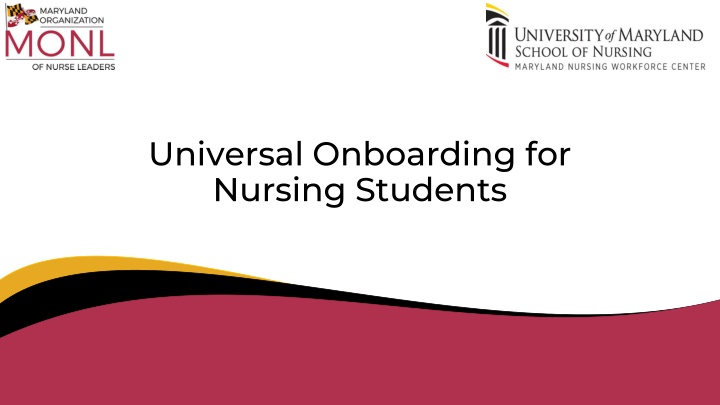 universal onboarding for nursing students