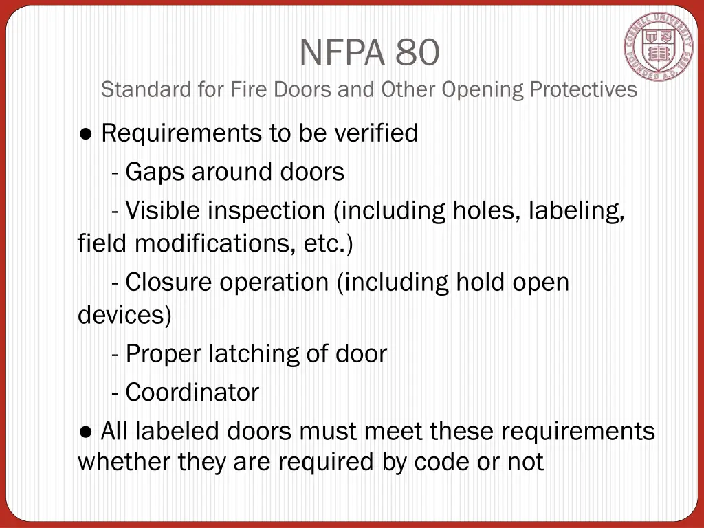 nfpa 80