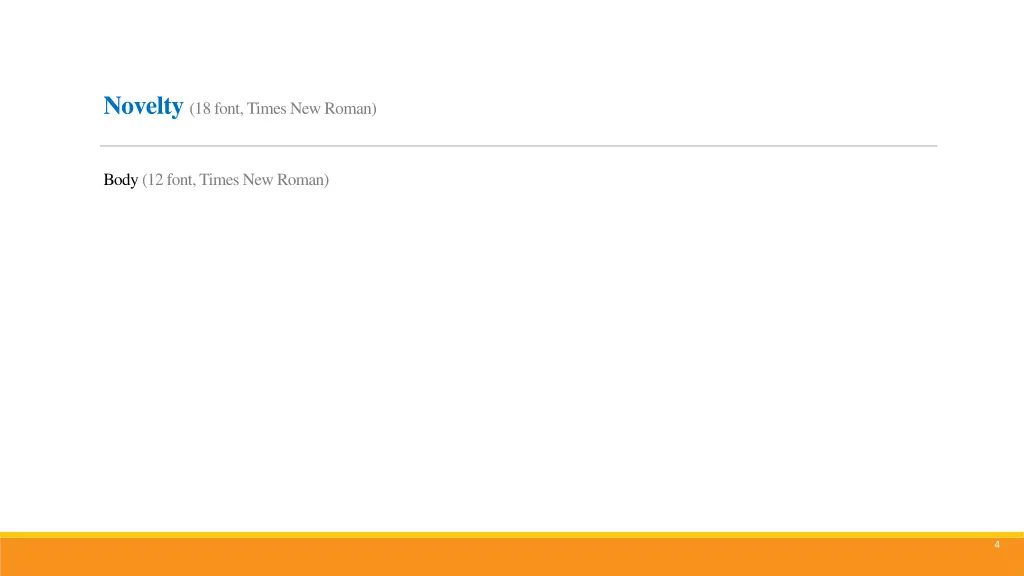 novelty 18 font times new roman