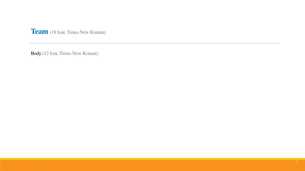 team 18 font times new roman