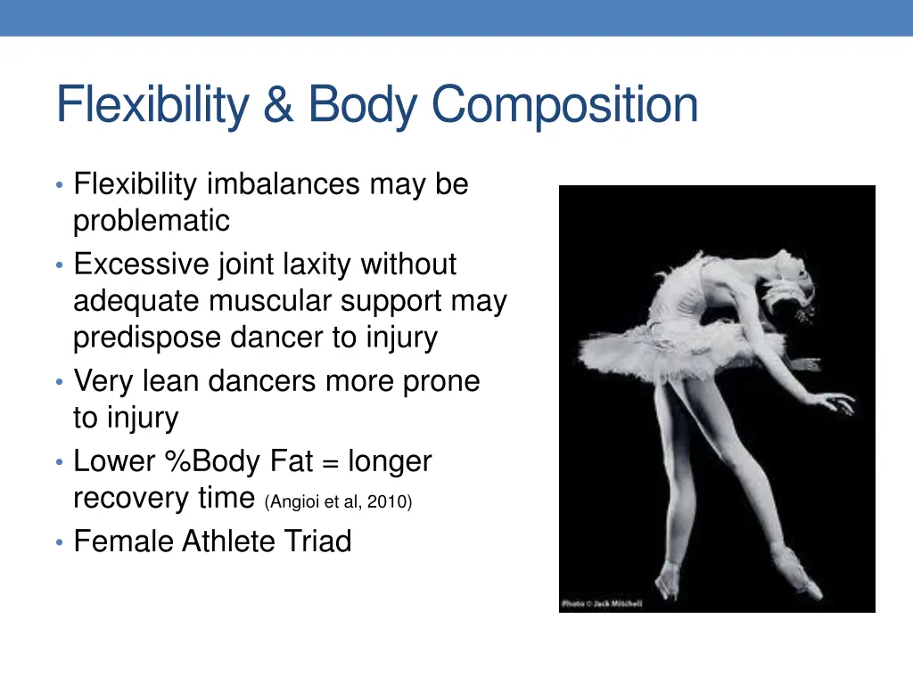 flexibility body composition