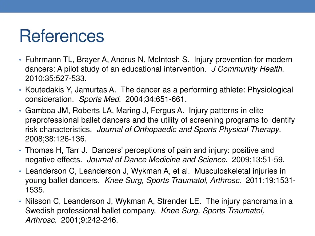 references