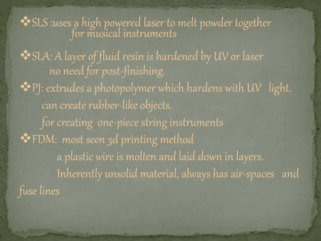 sls uses a high powered laser to melt powder