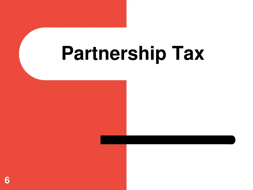 partnership tax