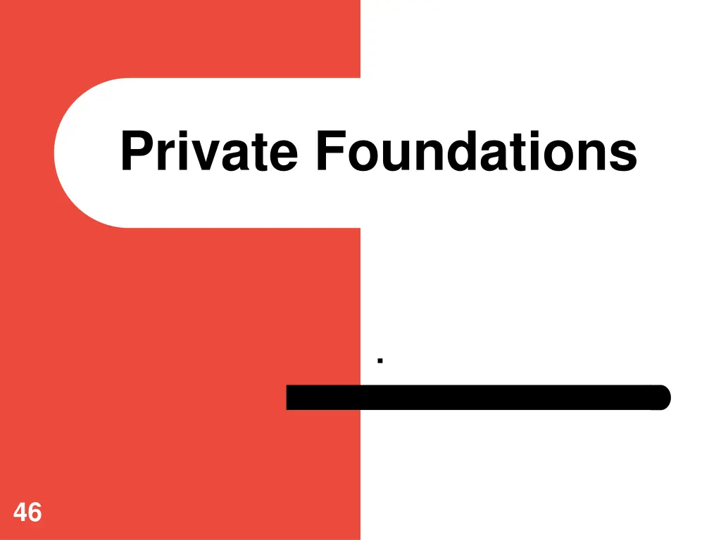 private foundations
