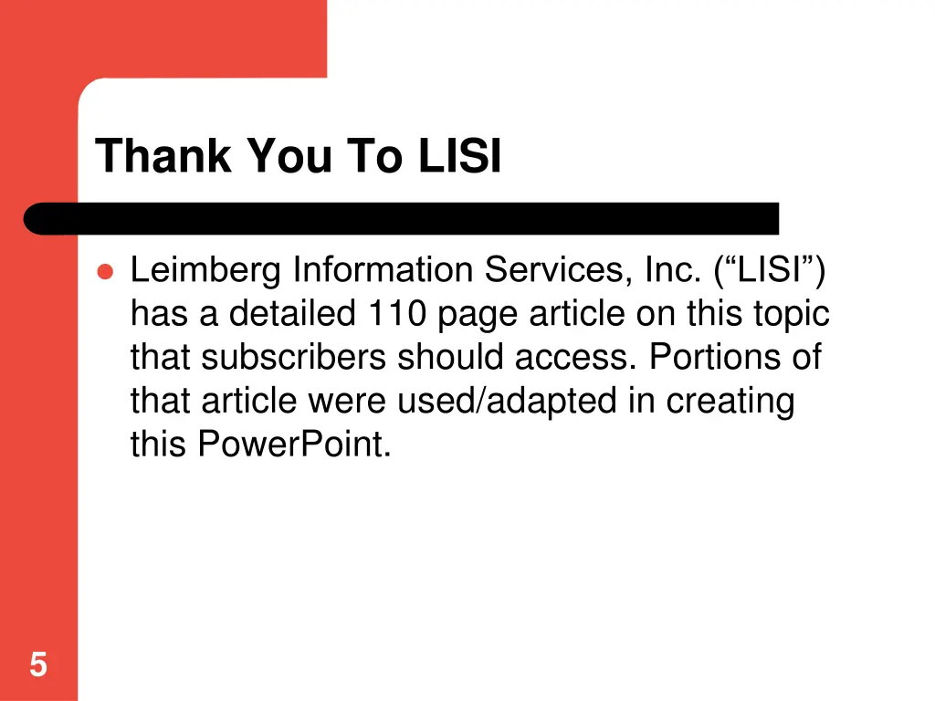 thank you to lisi