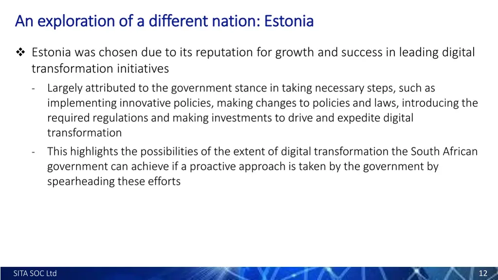 an exploration of a different nation estonia 1