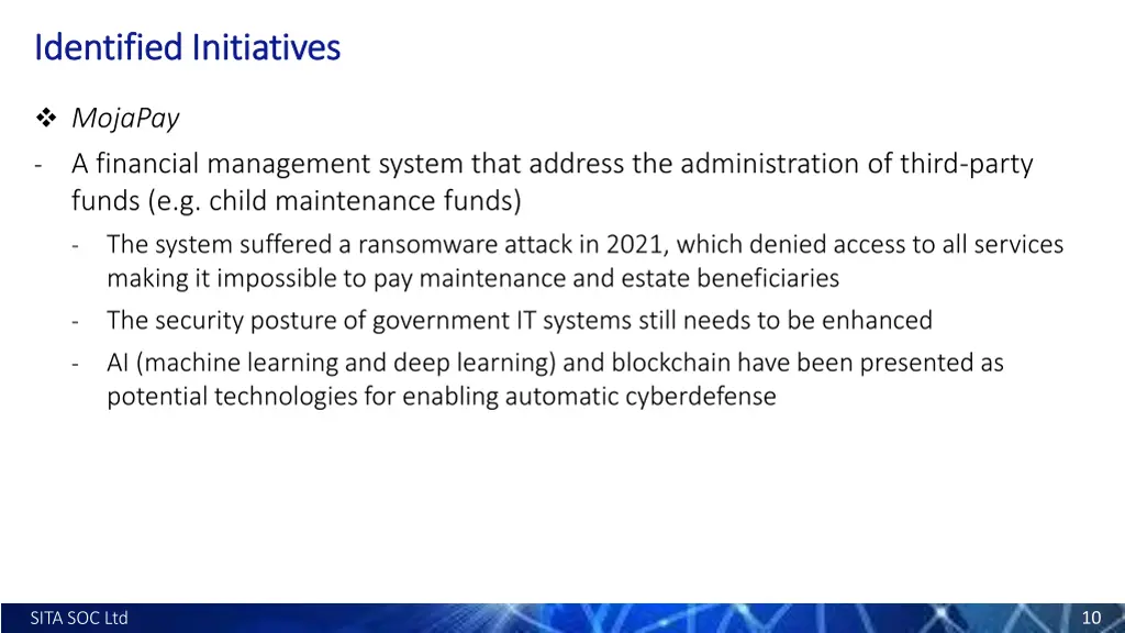 identified initiatives identified initiatives 5