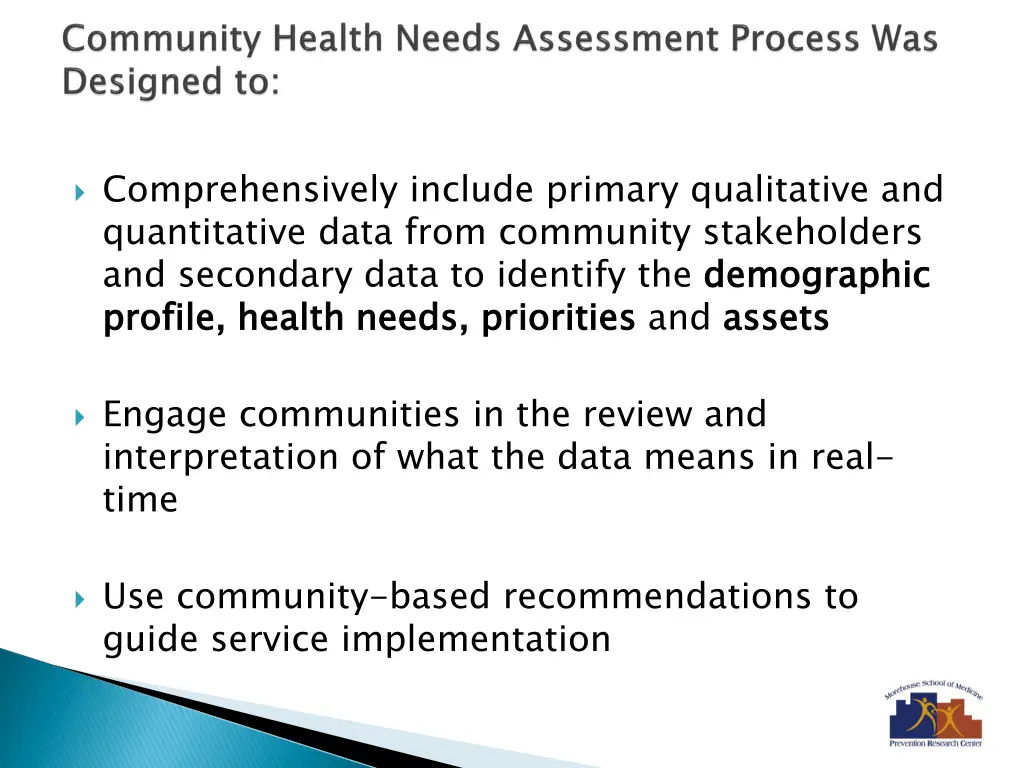 comprehensively include primary qualitative