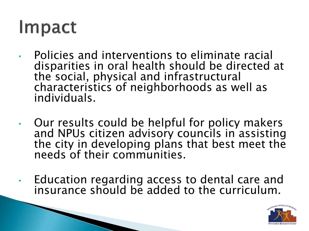 policies and interventions to eliminate racial