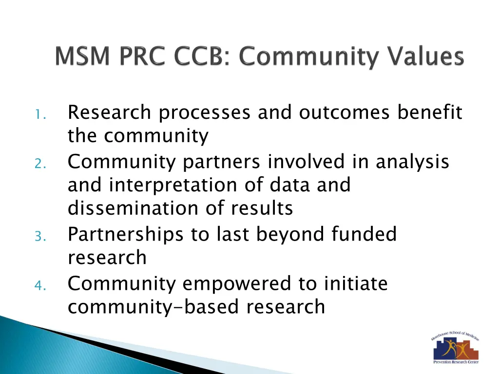 research processes and outcomes benefit