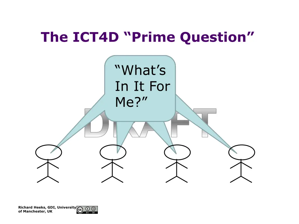 the ict4d prime question