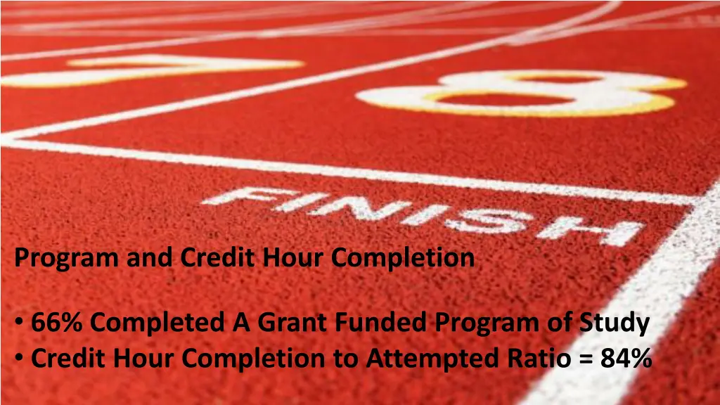 program and credit hour completion
