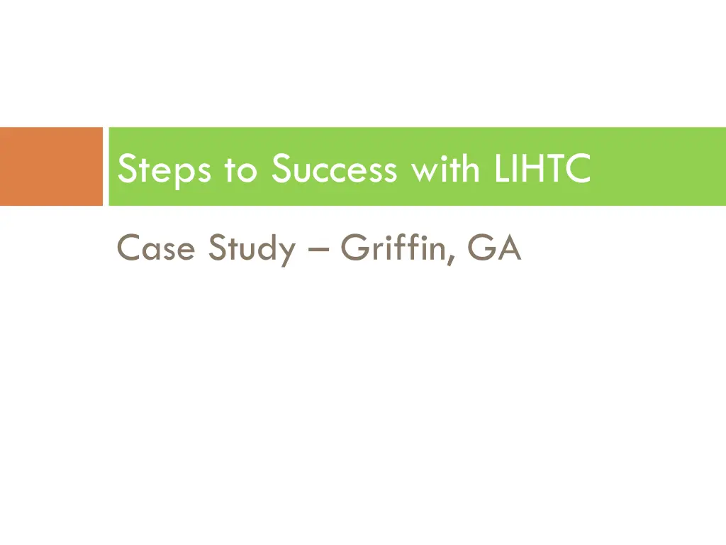 steps to success with lihtc