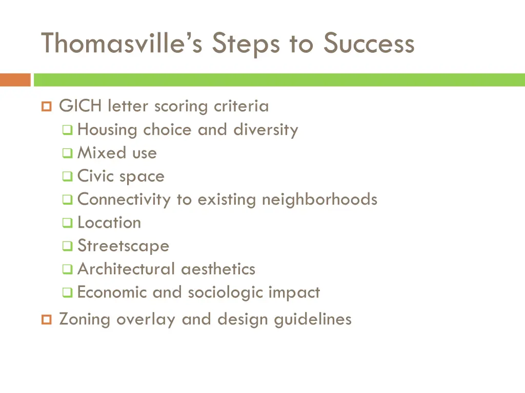 thomasville s steps to success