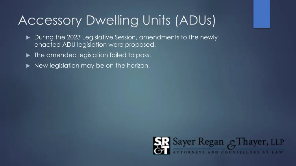 accessory dwelling units adus 1